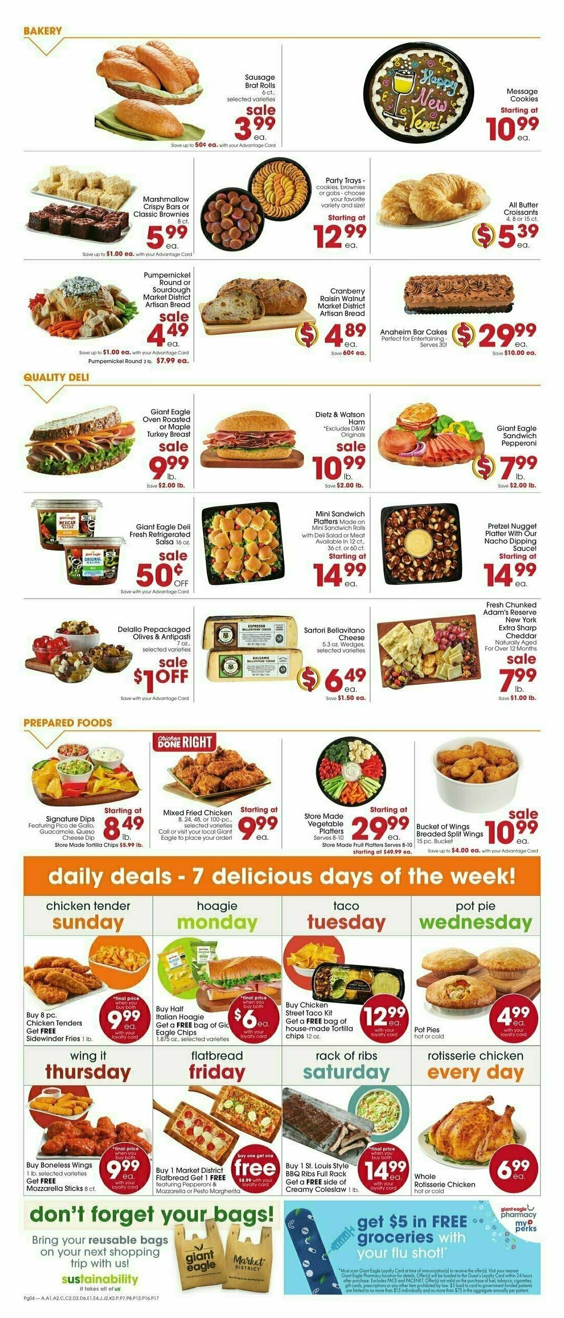 Giant Eagle Weekly Ad from December 26