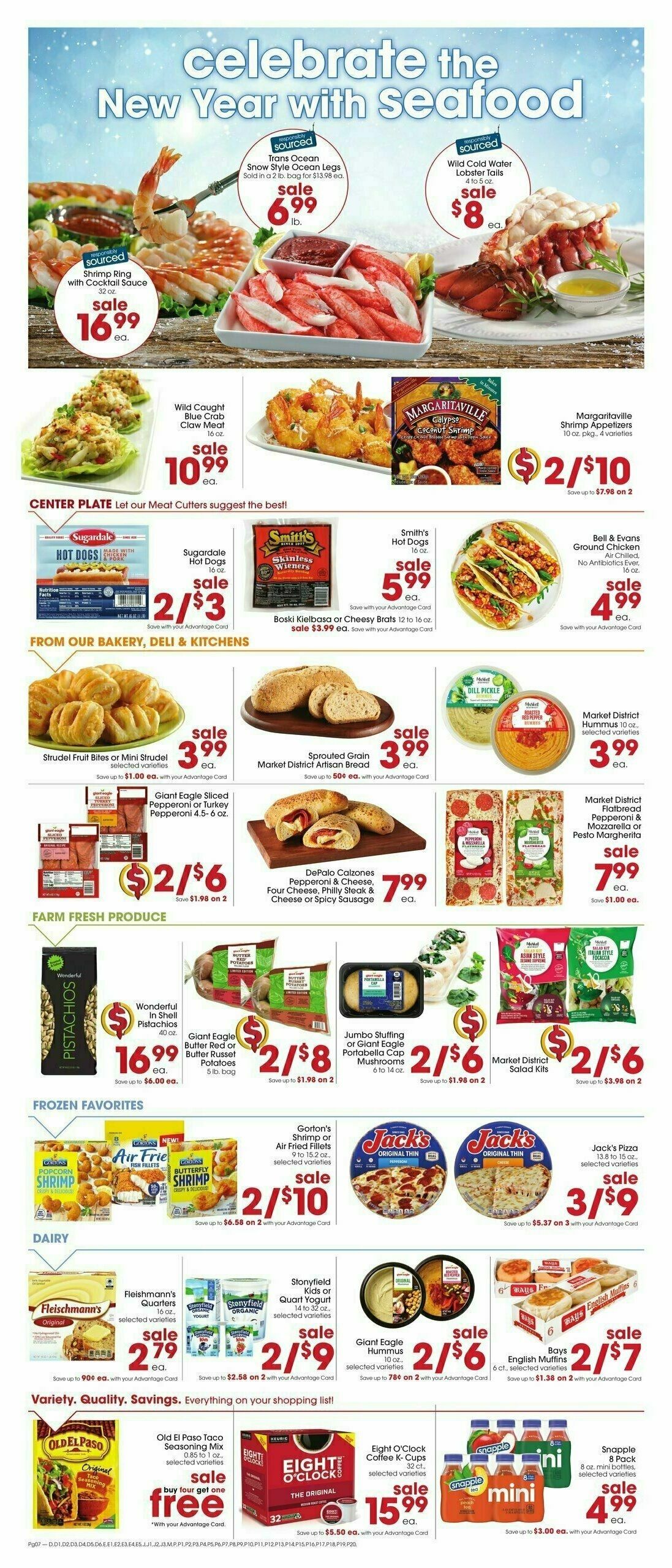 Giant Eagle Weekly Ad from December 26