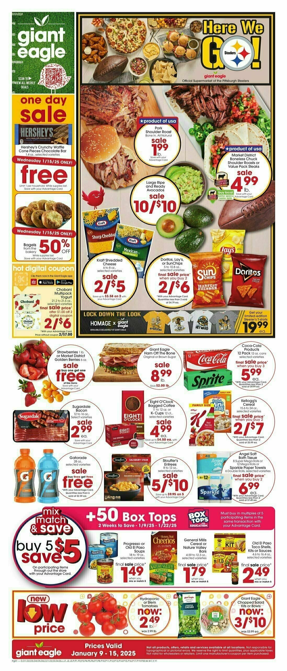 Giant Eagle Weekly Ad from January 9