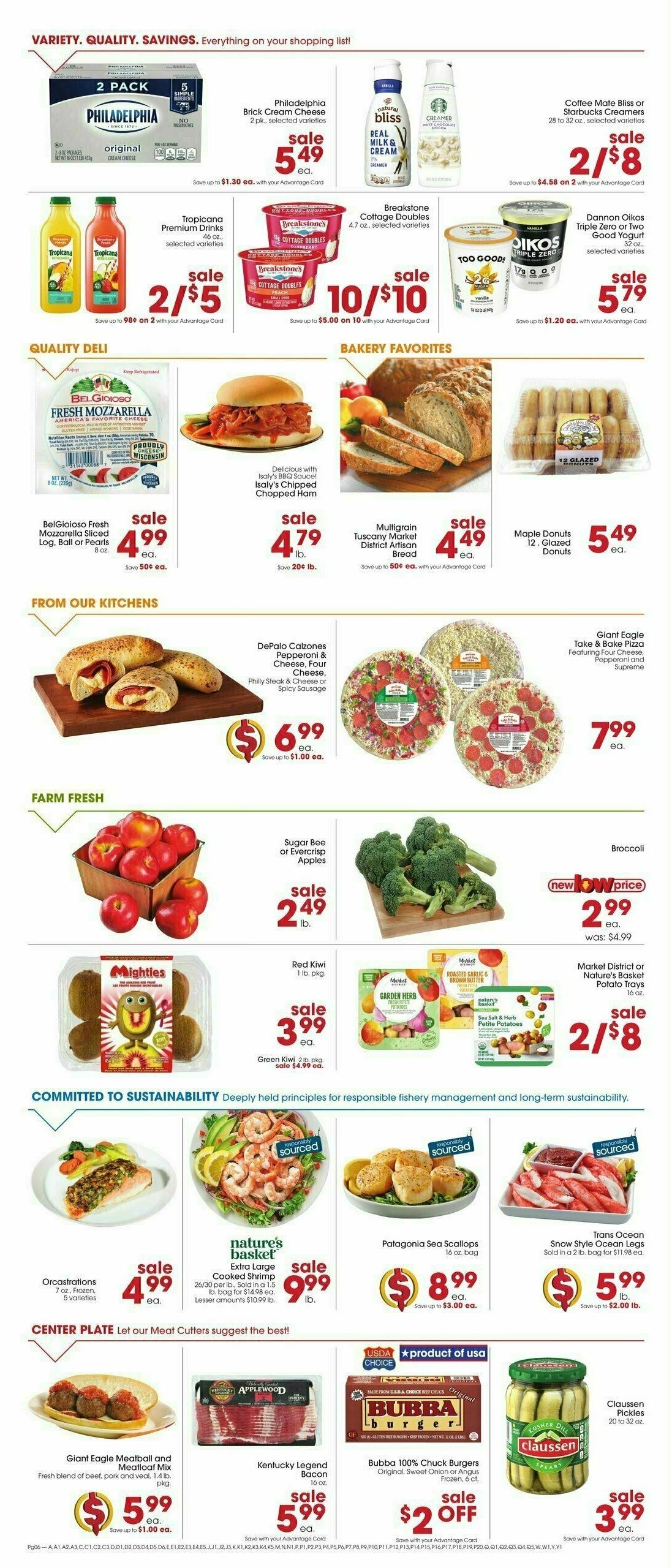 Giant Eagle Weekly Ad from January 9