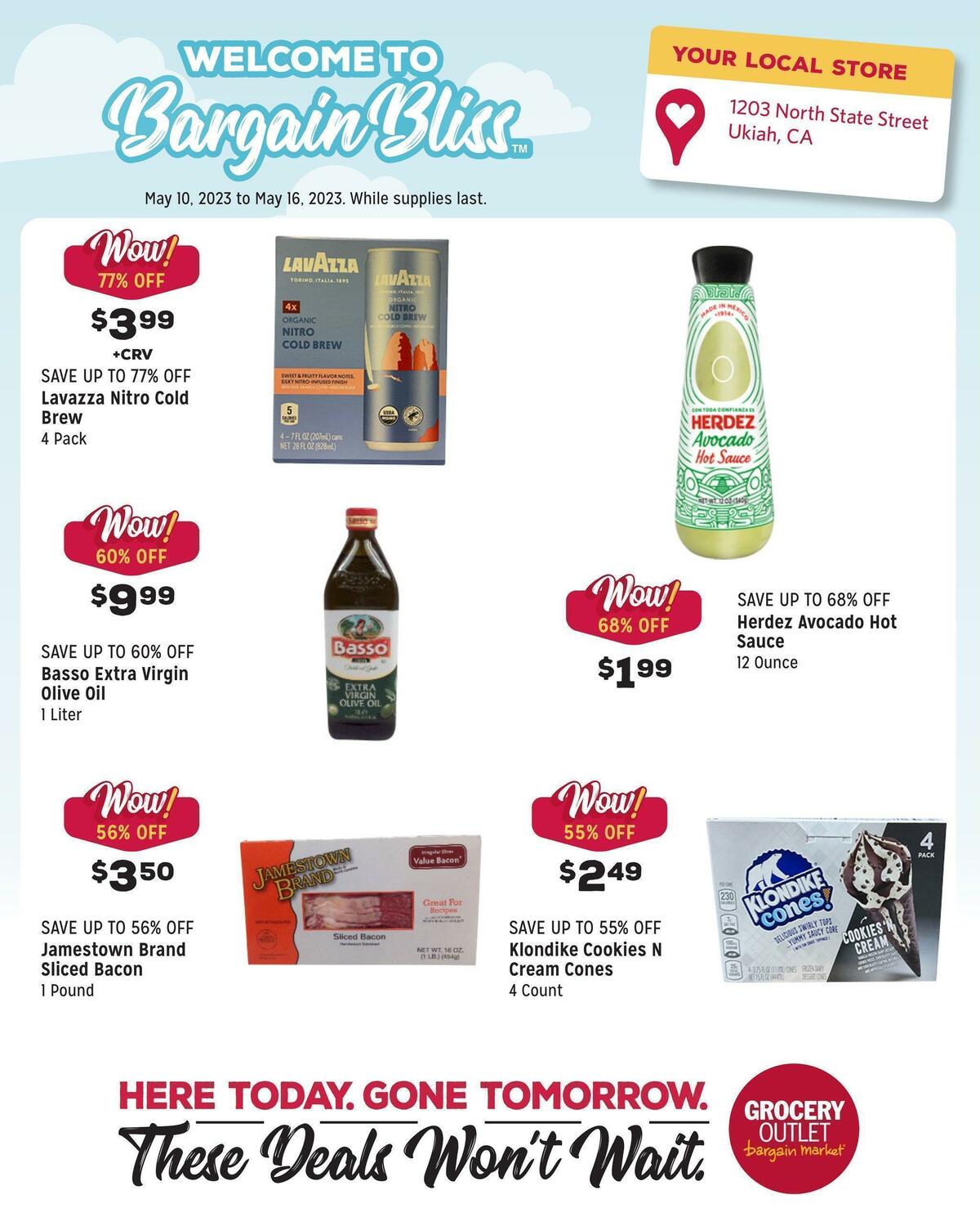 Grocery Outlet Weekly Ad from May 10