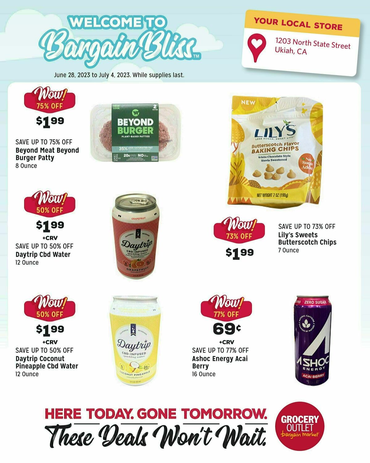 Grocery Outlet Weekly Ad from June 28