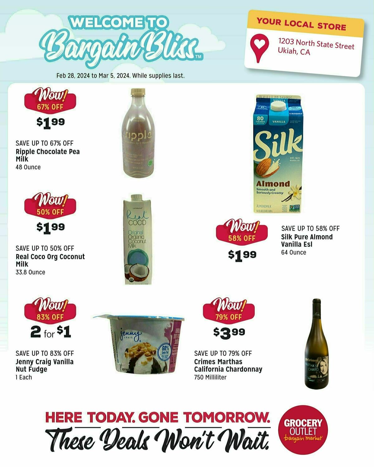 Grocery Outlet Weekly Ad from February 28