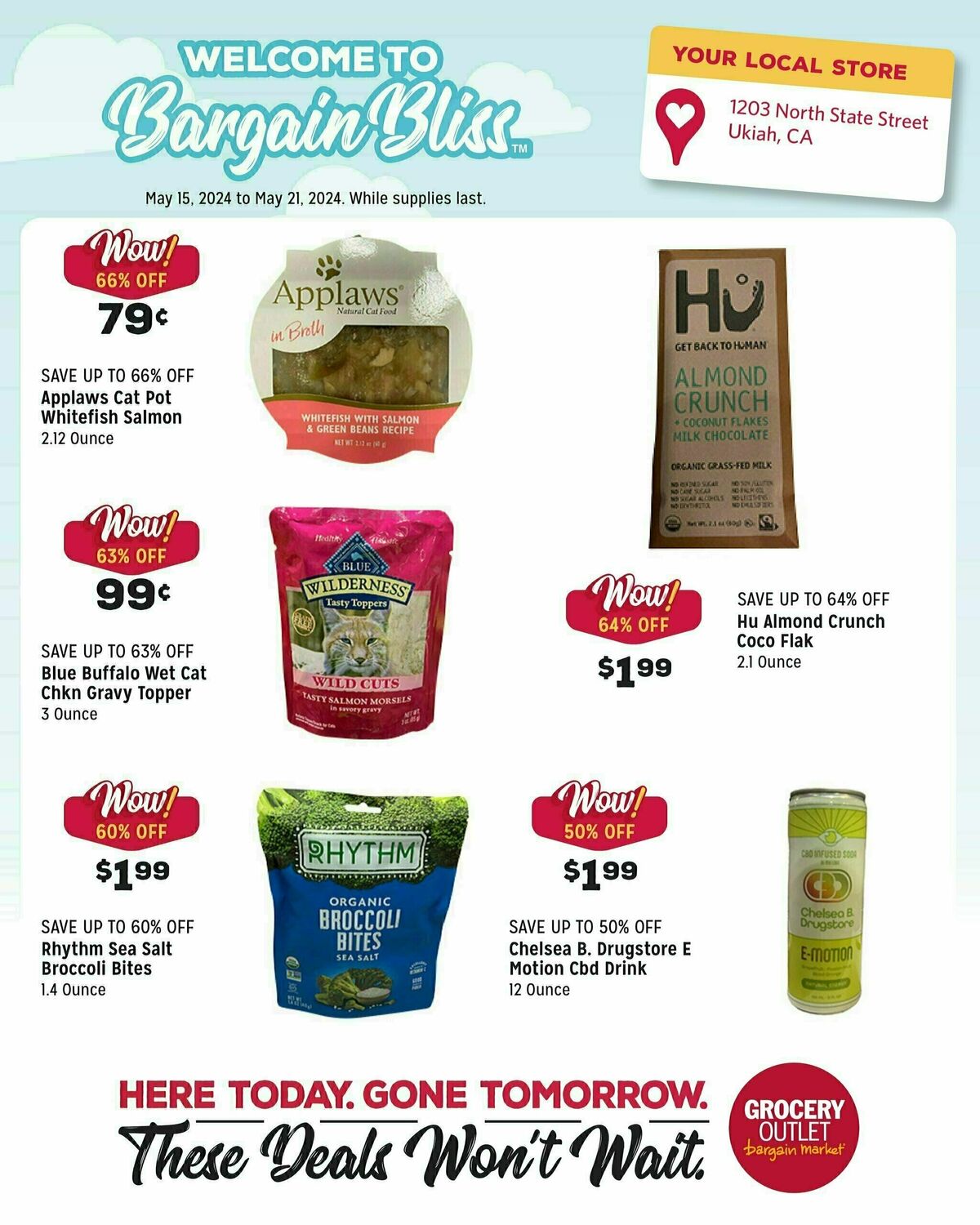 Grocery Outlet Weekly Ad from May 15