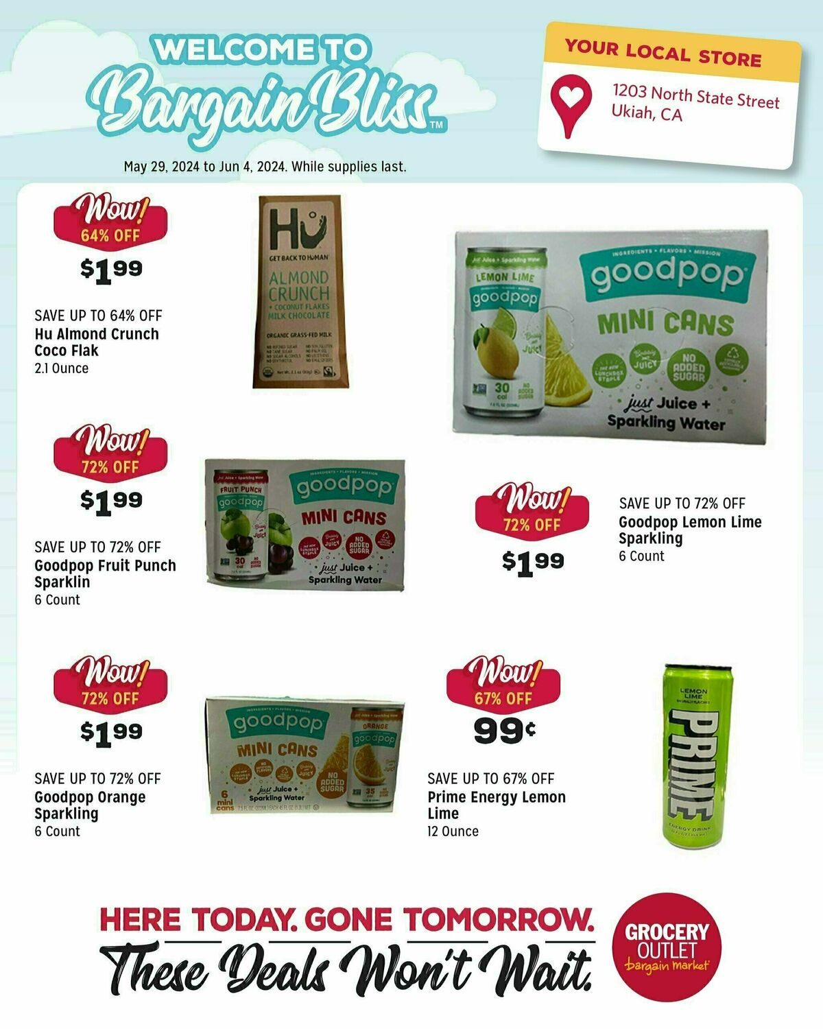 Grocery Outlet Weekly Ad from May 29