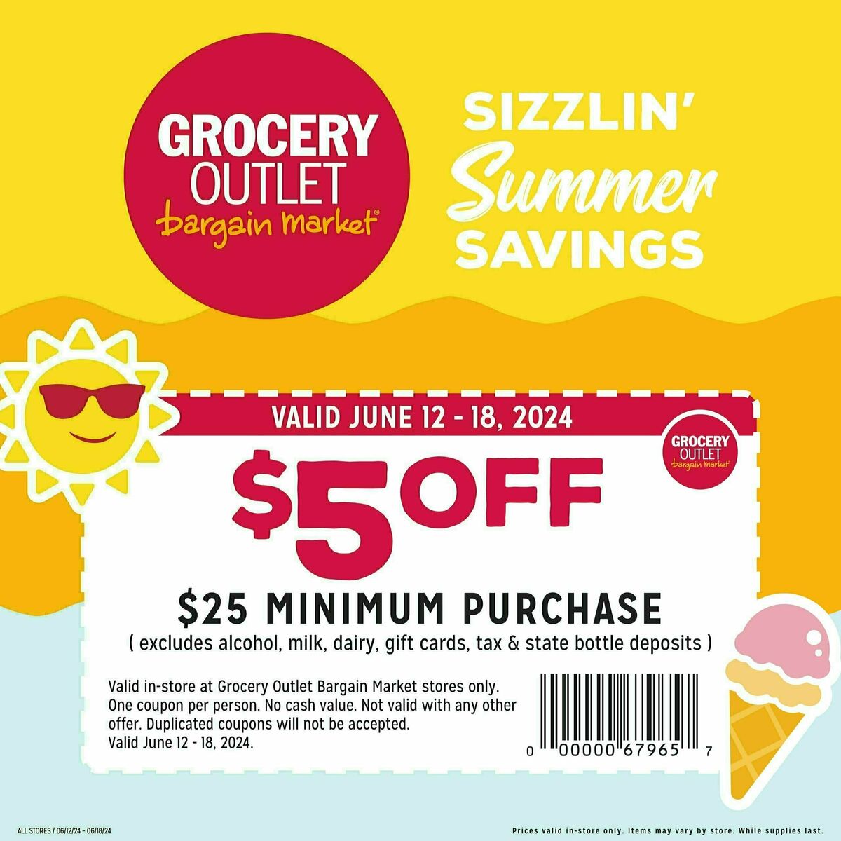 Grocery Outlet Weekly Ad from June 12