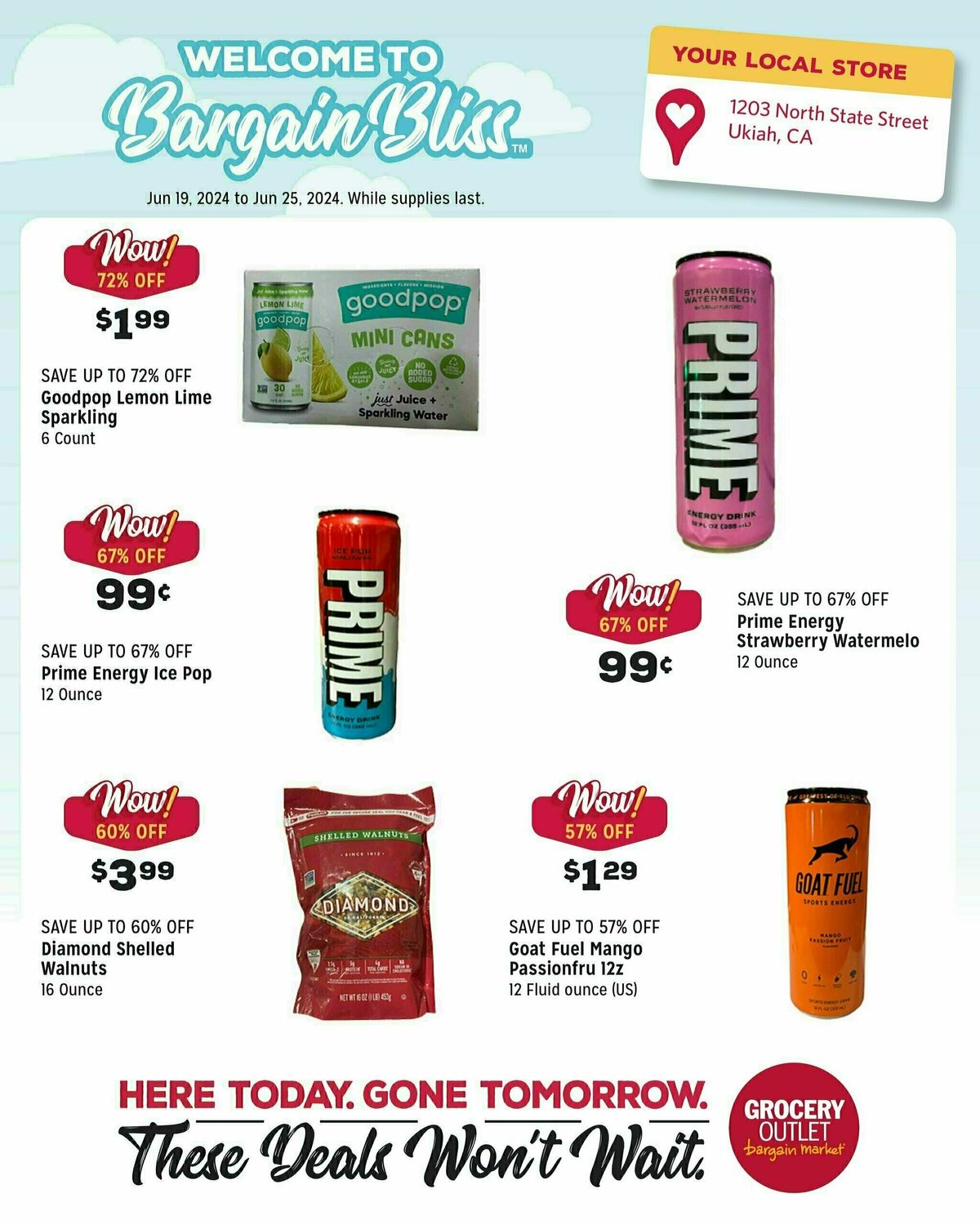 Grocery Outlet Weekly Ad from June 19