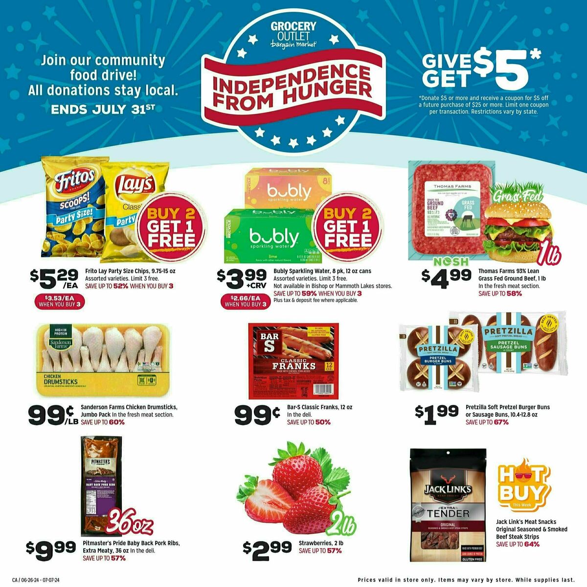 Grocery Outlet Weekly Ad from July 3