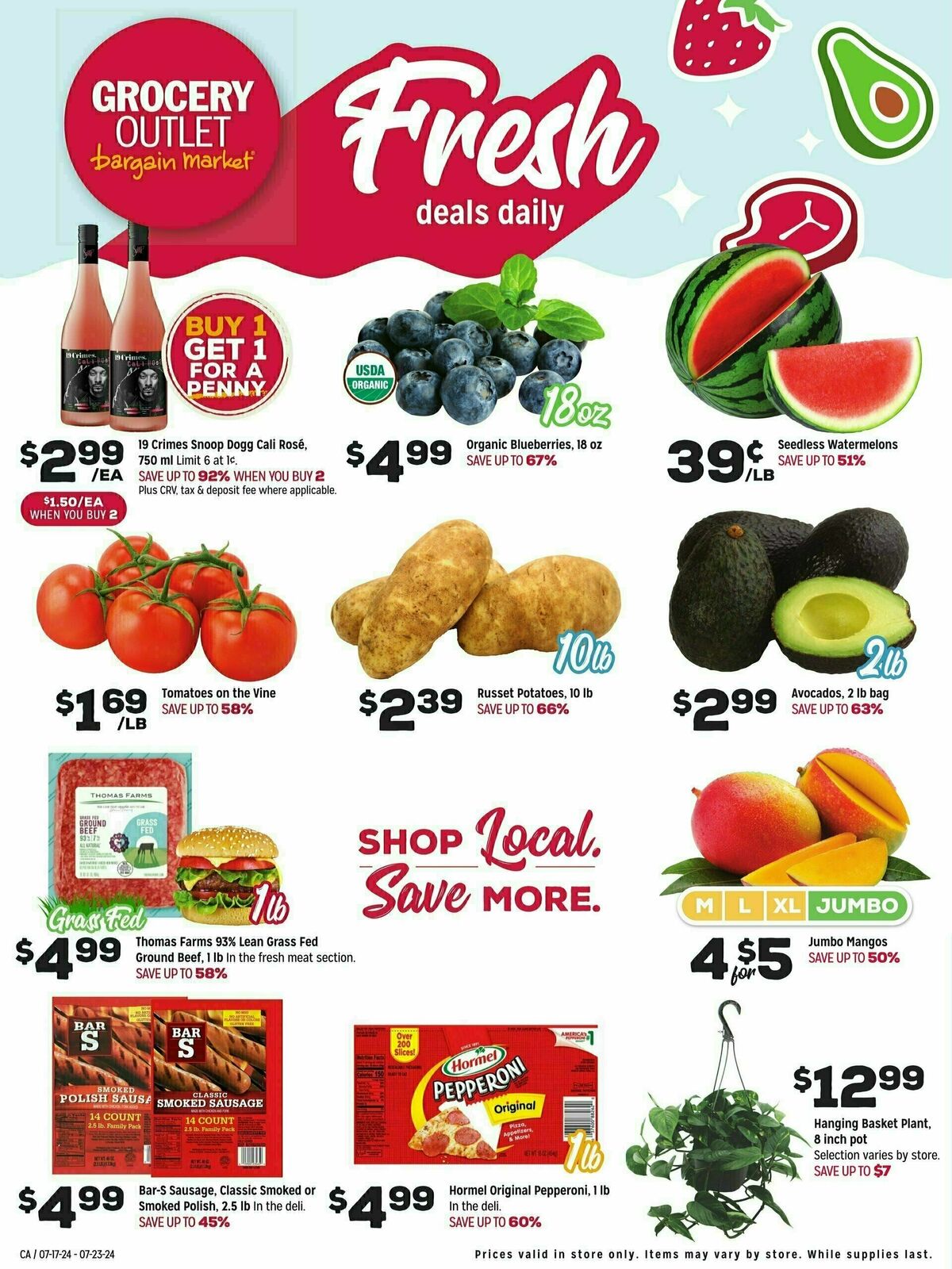 Grocery Outlet Weekly Ad from July 17