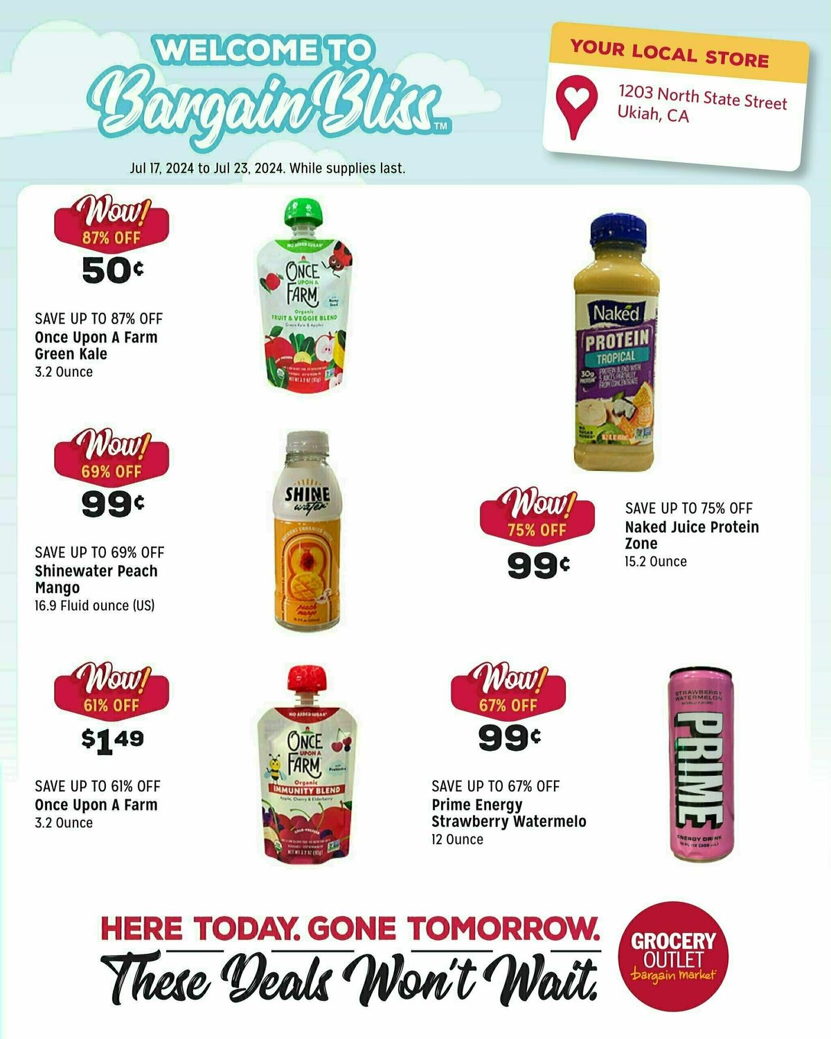 Grocery Outlet Weekly Ad from July 17