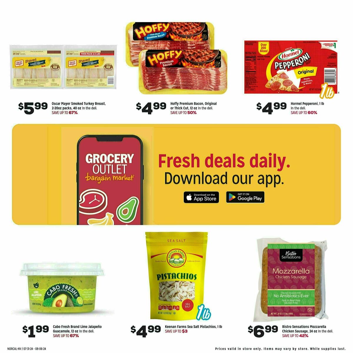 Grocery Outlet Weekly Ad from July 31