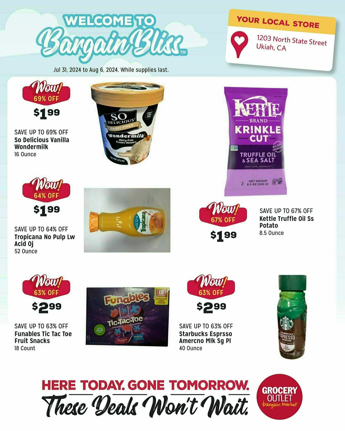 Grocery Outlet Weekly Ad from July 31