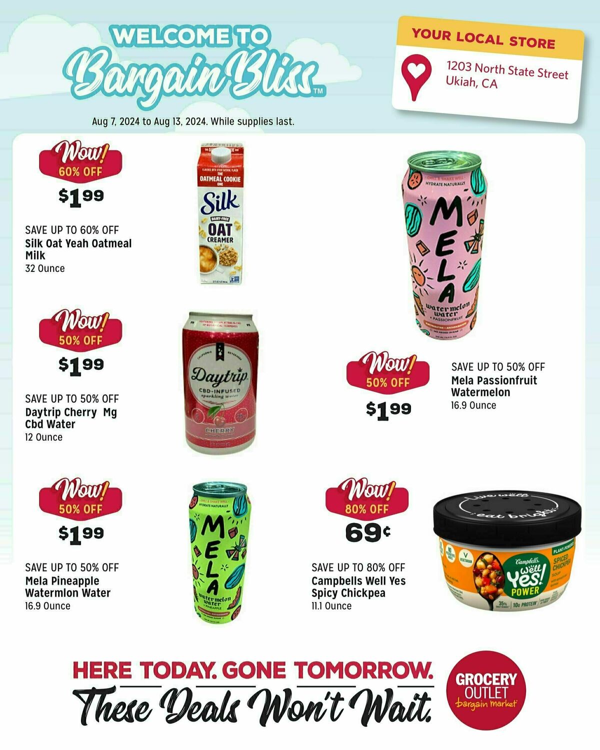 Grocery Outlet Weekly Ad from August 7