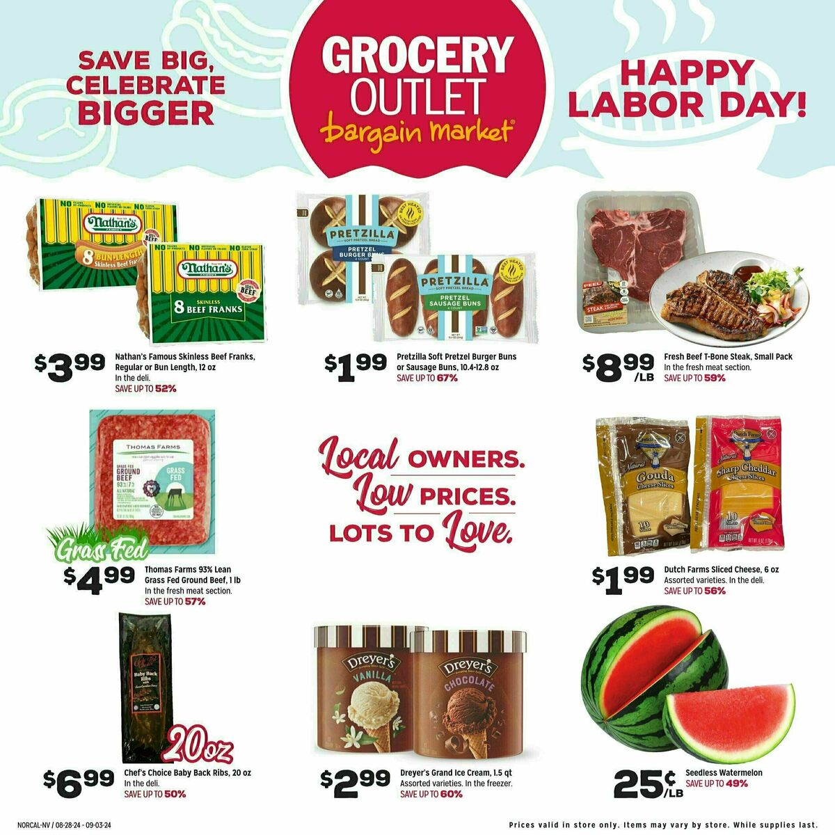 Grocery Outlet Weekly Ad from August 28