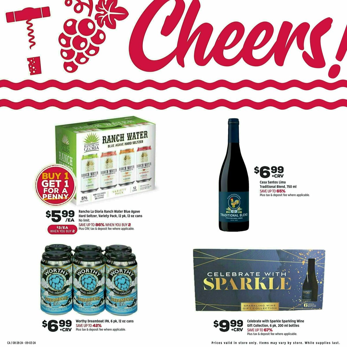 Grocery Outlet Weekly Ad from August 28