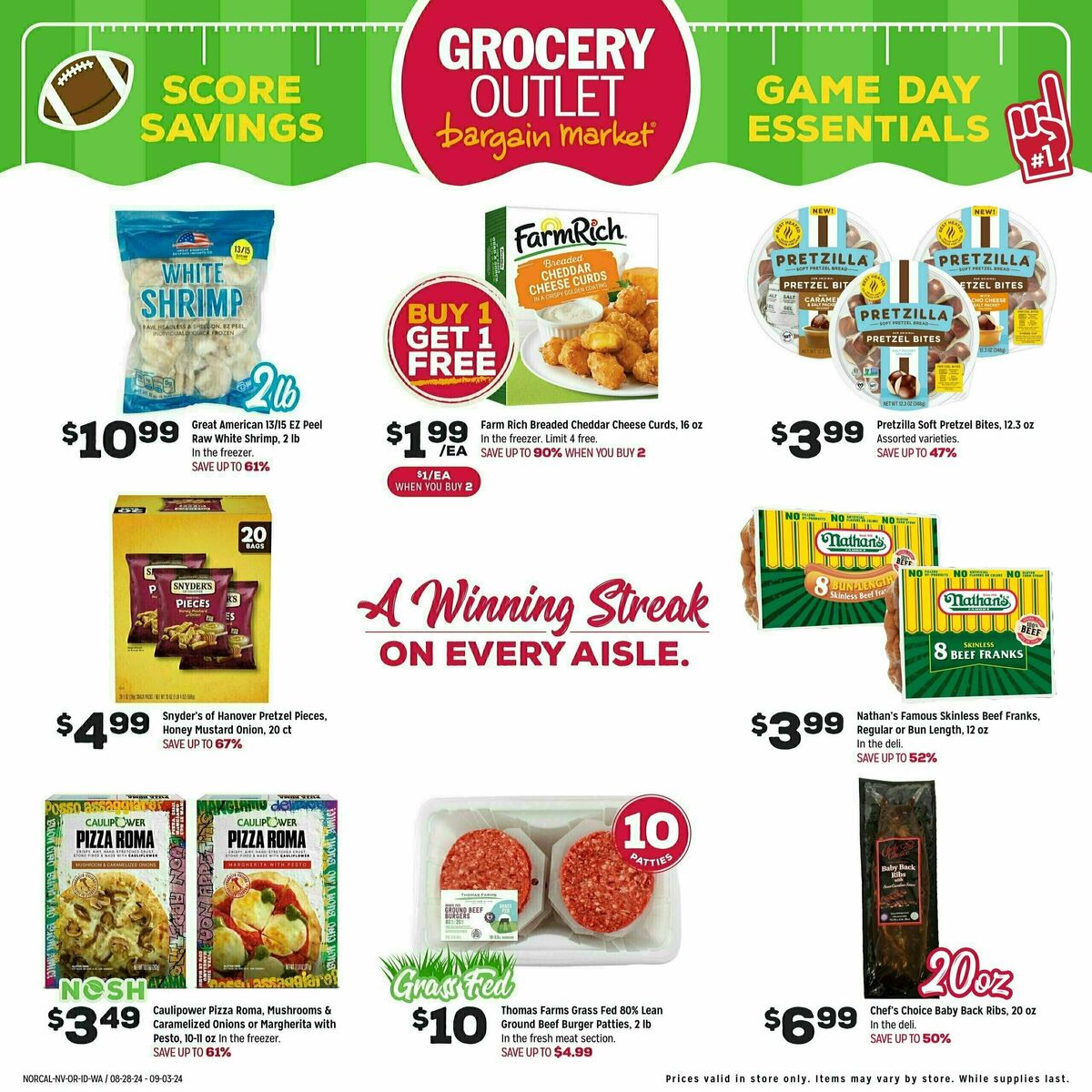 Grocery Outlet Weekly Ad from August 28