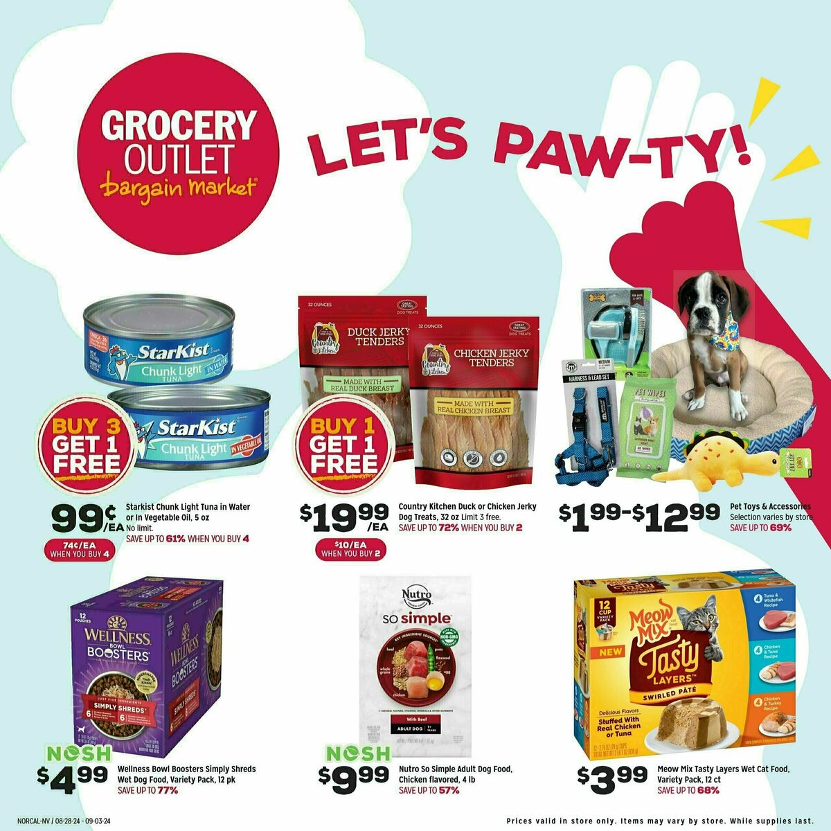 Grocery Outlet Weekly Ad from August 28