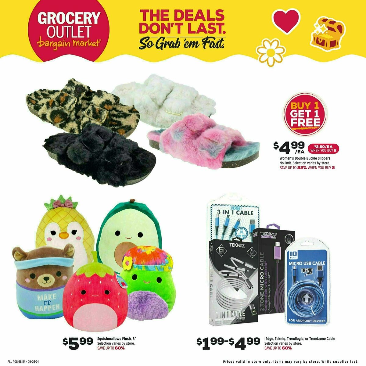 Grocery Outlet Weekly Ad from August 28