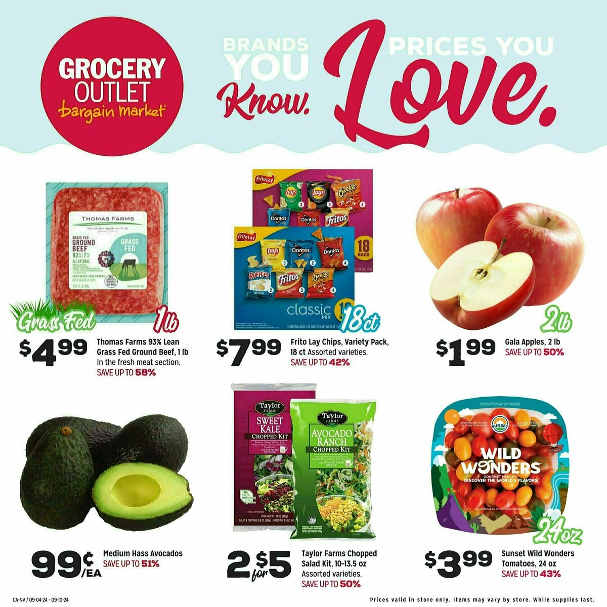 Grocery Outlet Weekly Ad from September 4