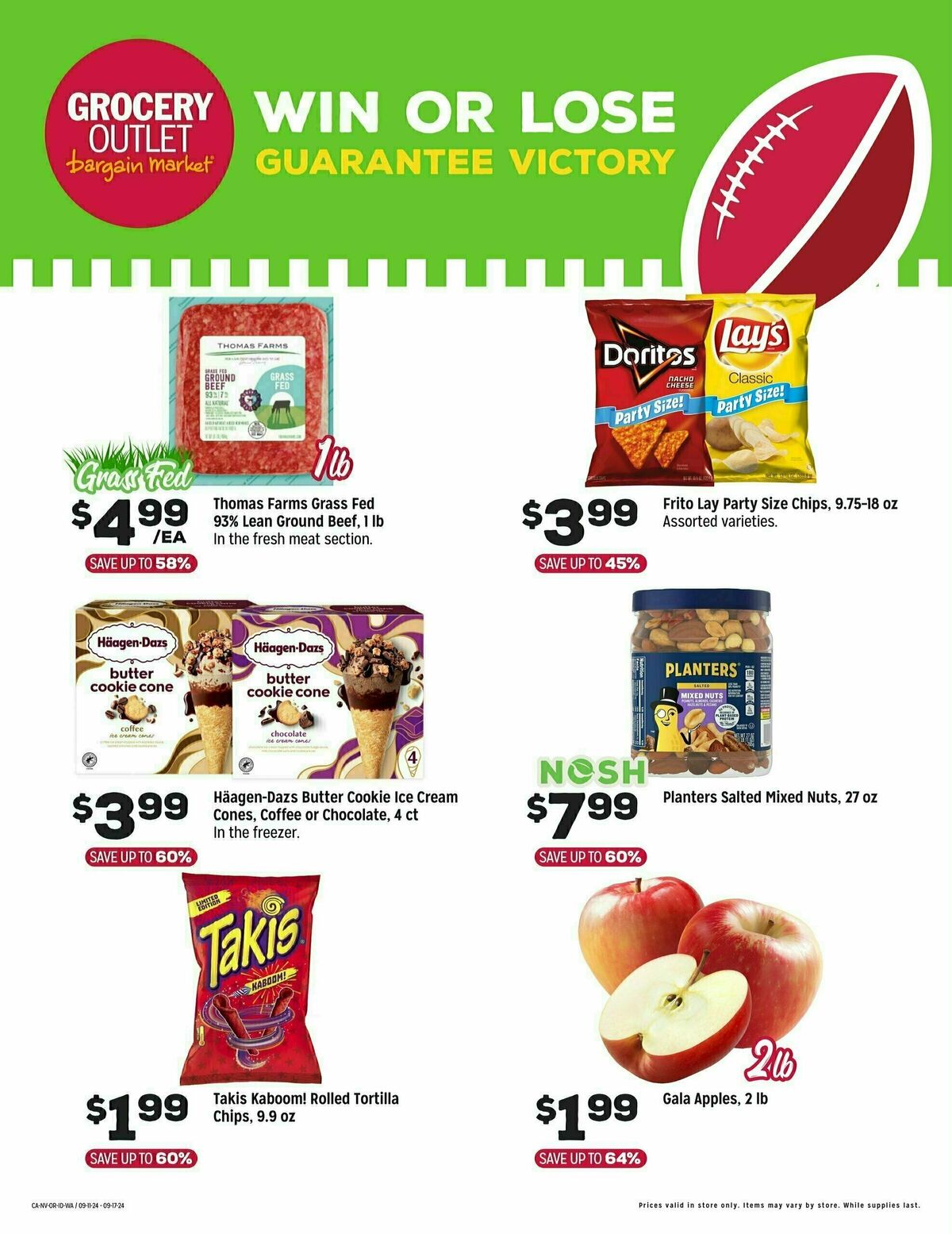 Grocery Outlet Game Day - West Weekly Ad from September 11