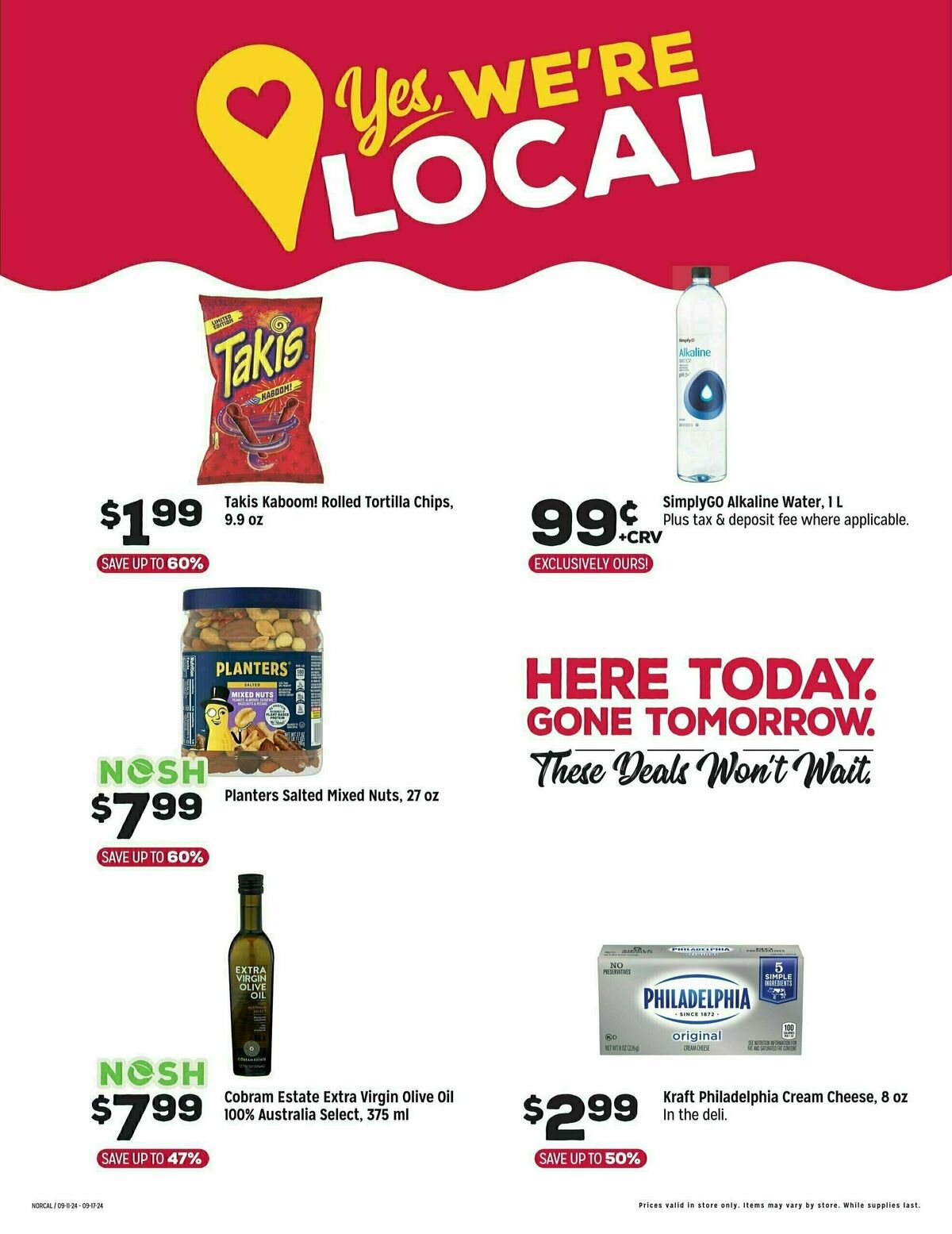 Grocery Outlet Weekly Ad from September 11