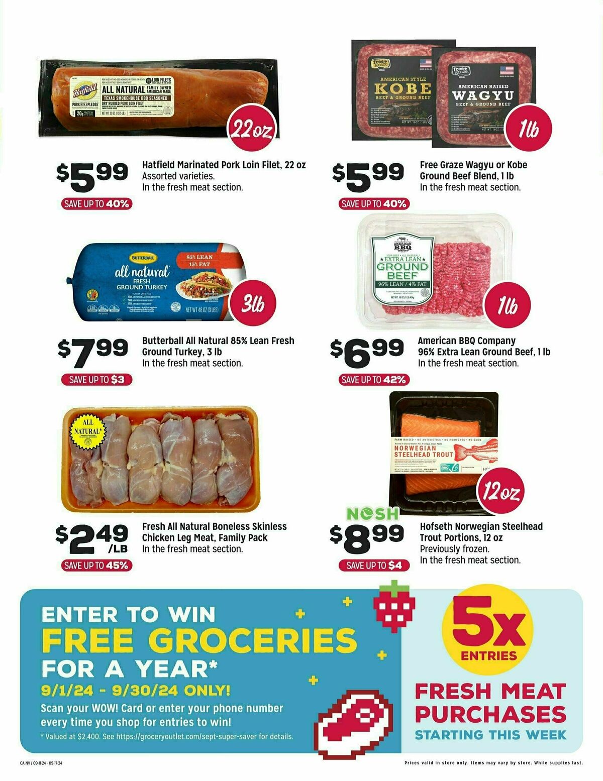 Grocery Outlet Weekly Ad from September 11