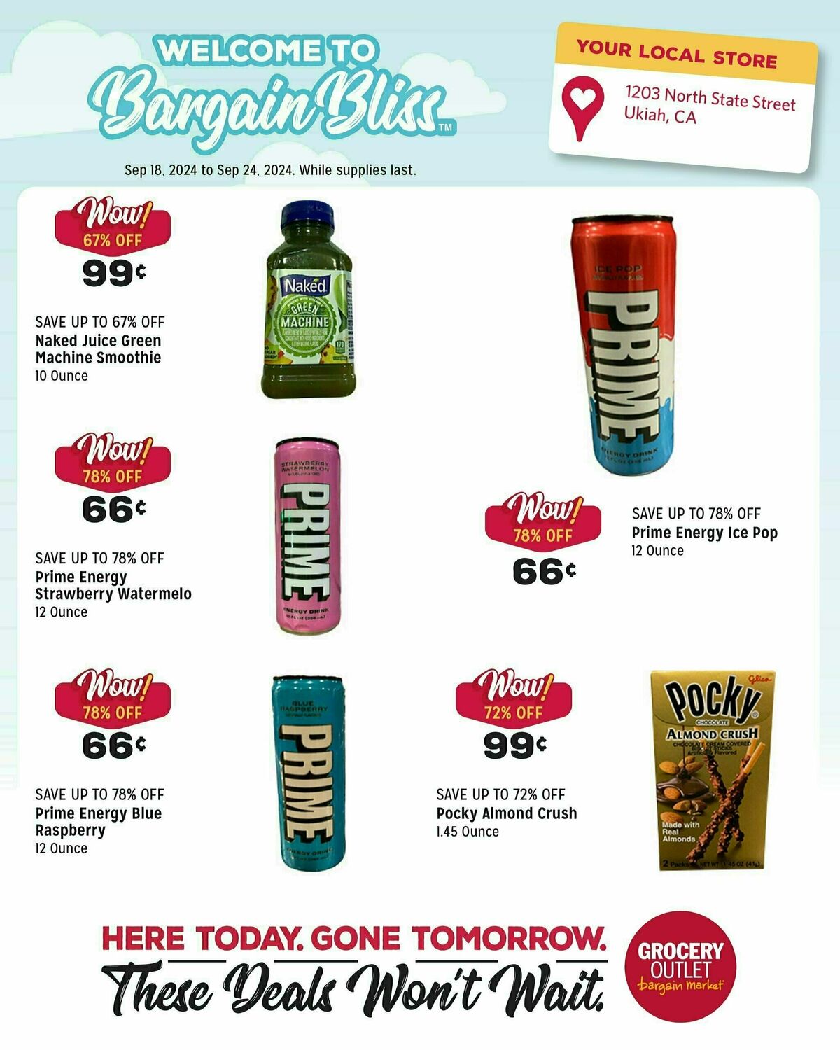 Grocery Outlet Weekly Ad from September 18