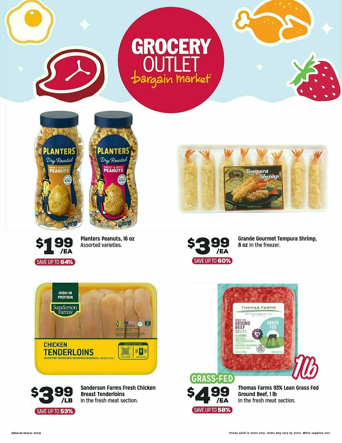 Grocery Outlet Weekly Ad from September 25