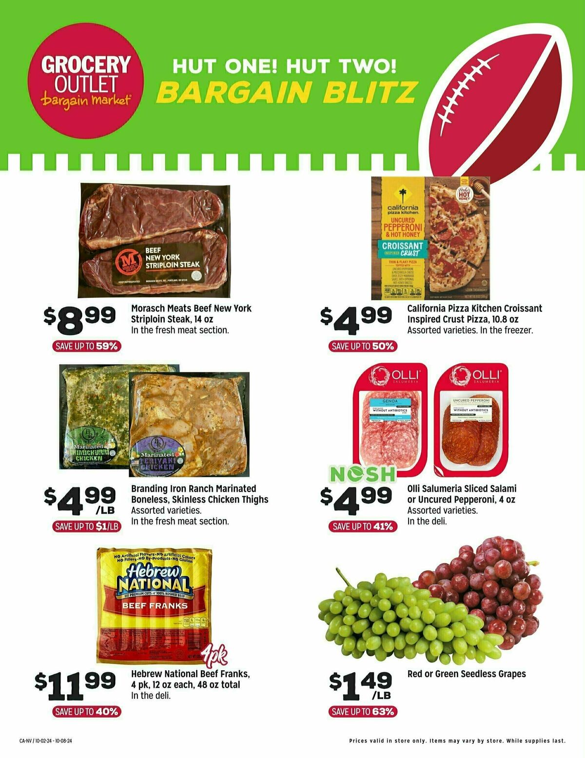 Grocery Outlet Bargain Blitz - CA-NV Weekly Ad from October 2