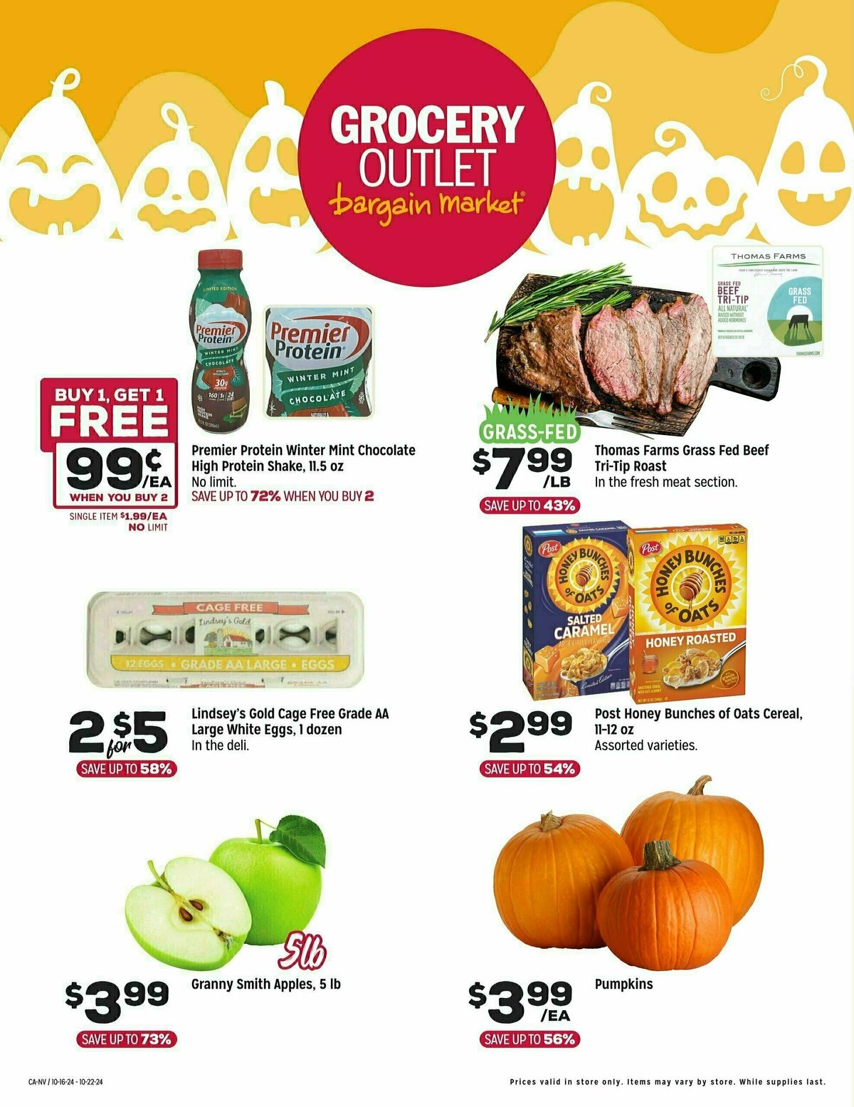 Grocery Outlet Weekly Ad from October 16