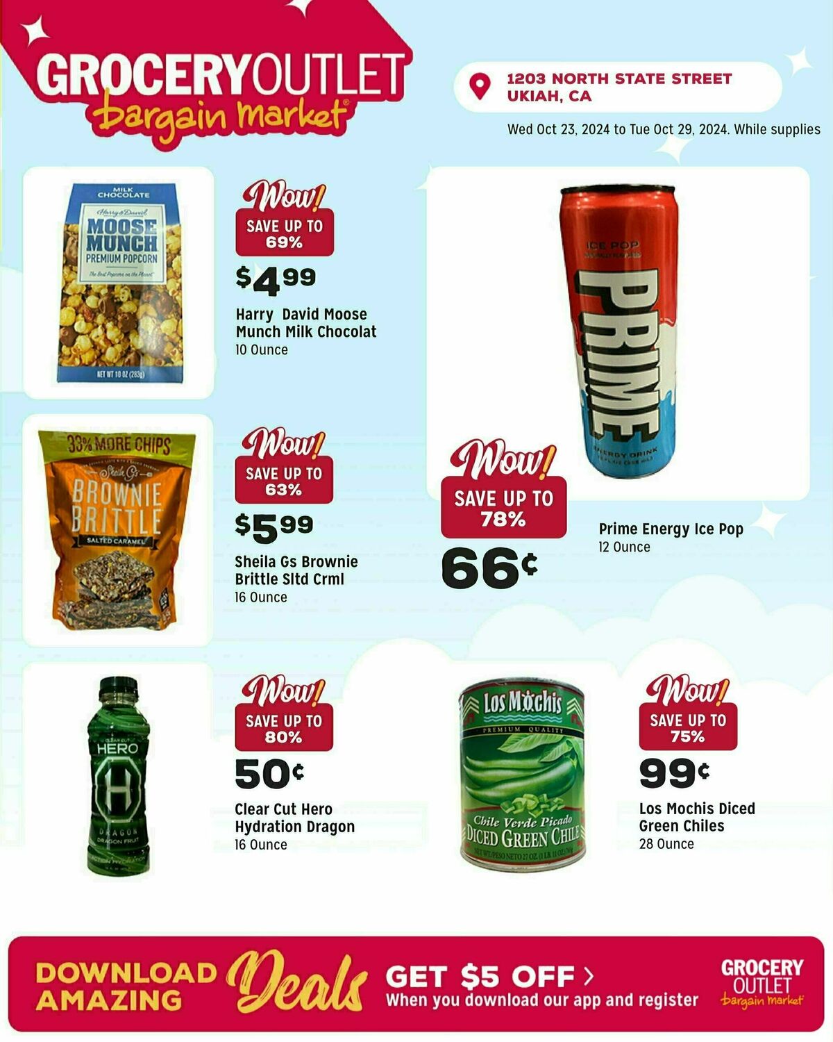 Grocery Outlet Weekly Ad from October 23