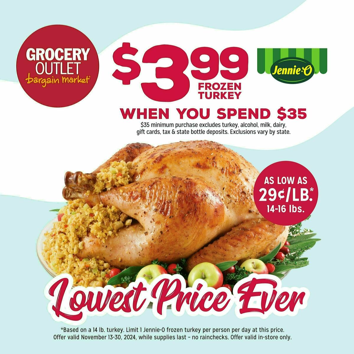 Grocery Outlet Weekly Ad from November 13