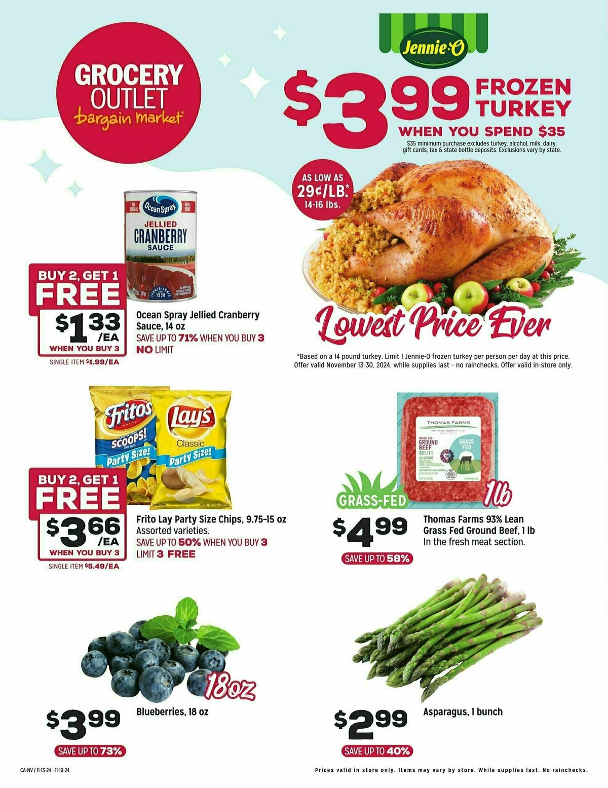 Grocery Outlet Weekly Ad from November 13