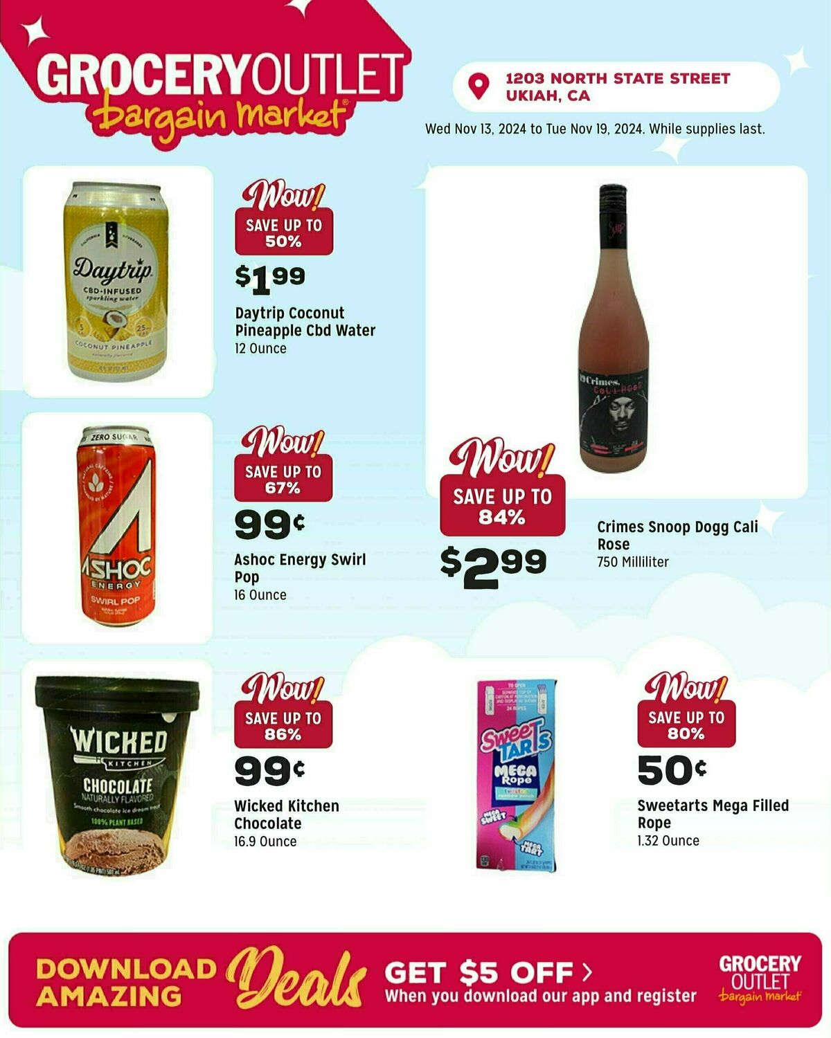 Grocery Outlet Weekly Ad from November 13