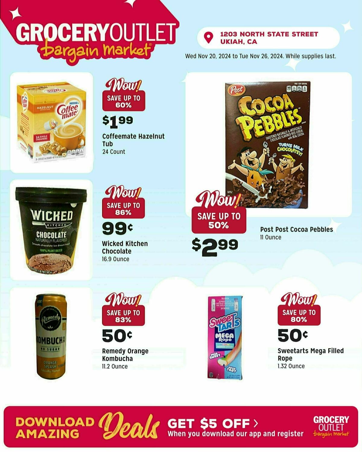 Grocery Outlet Weekly Ad from November 20