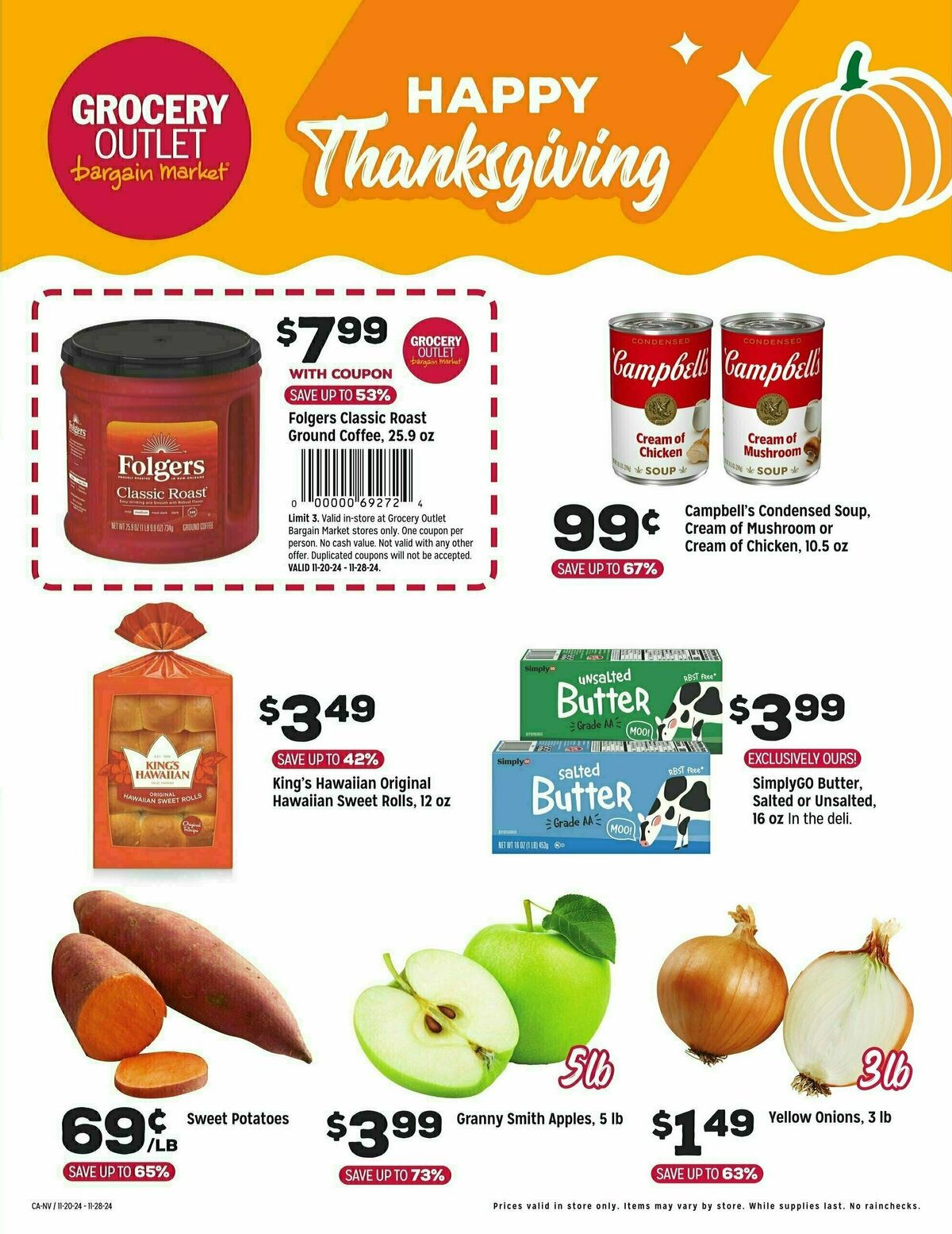 Grocery Outlet Weekly Ad from November 20