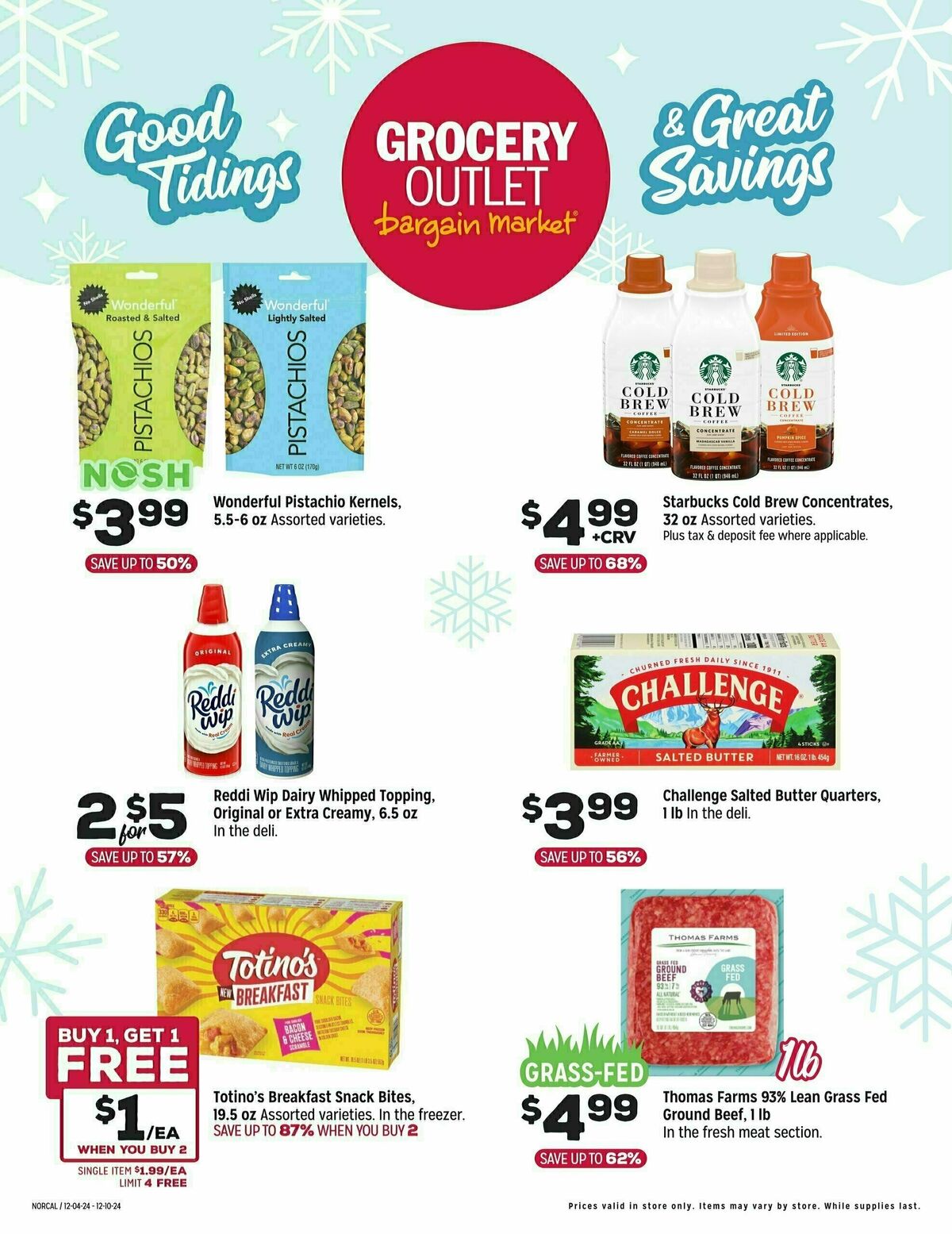 Grocery Outlet Weekly Ad from December 4