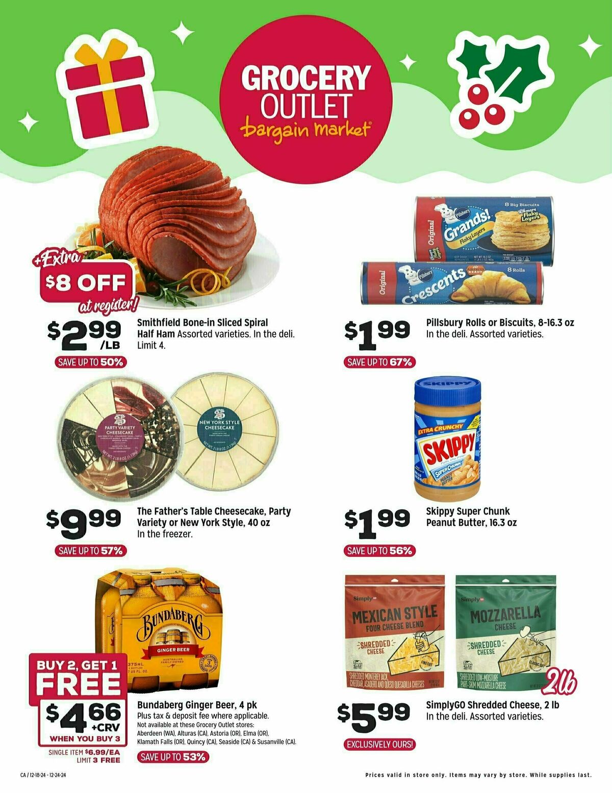 Grocery Outlet Weekly Ad from December 18