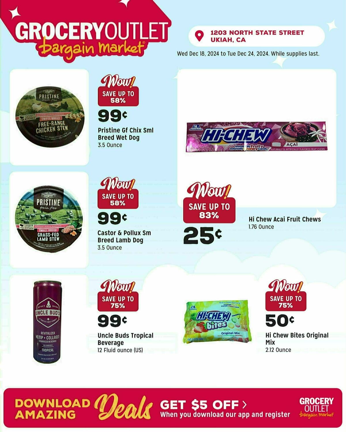 Grocery Outlet Weekly Ad from December 18