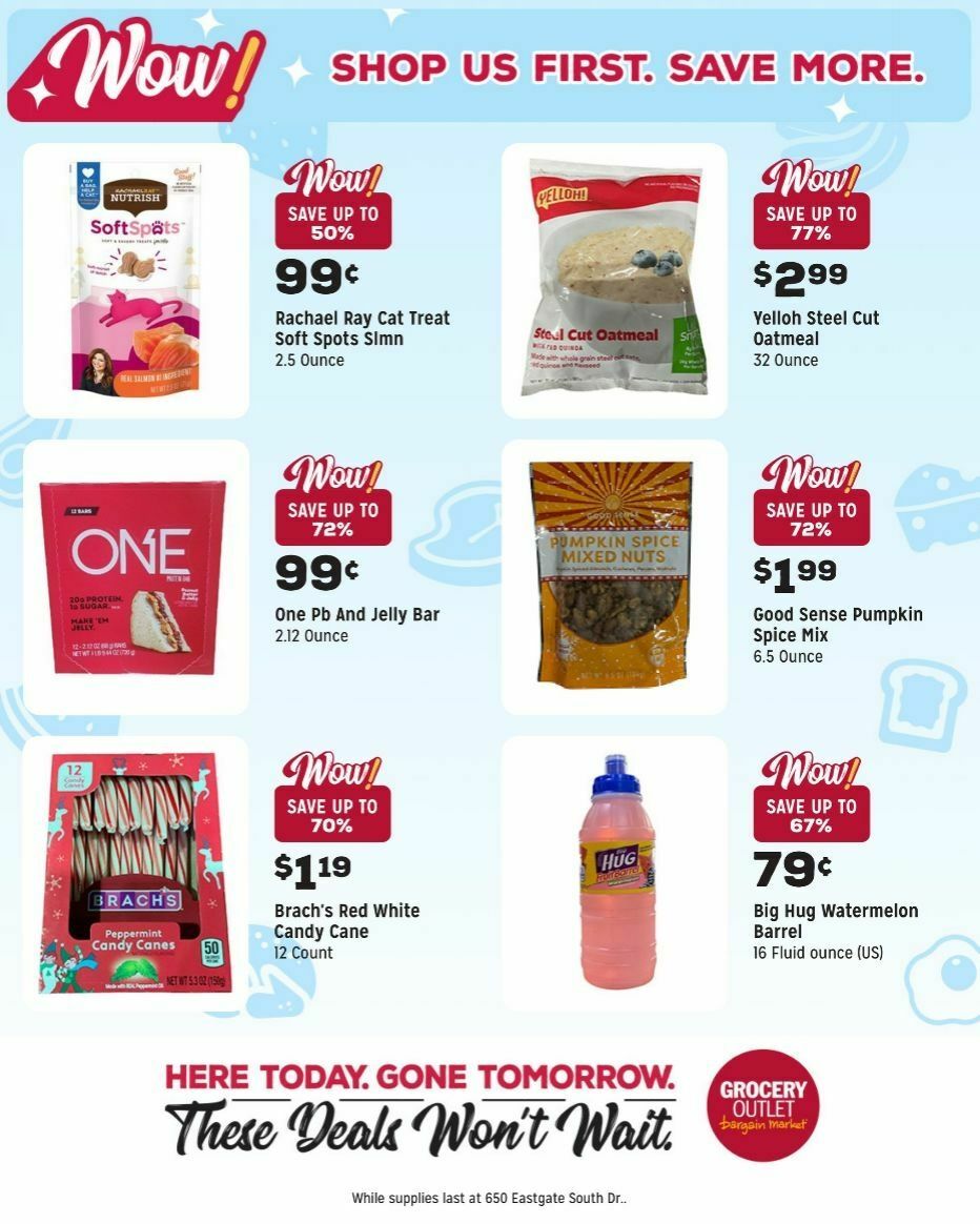 Grocery Outlet Weekly Ad from January 8