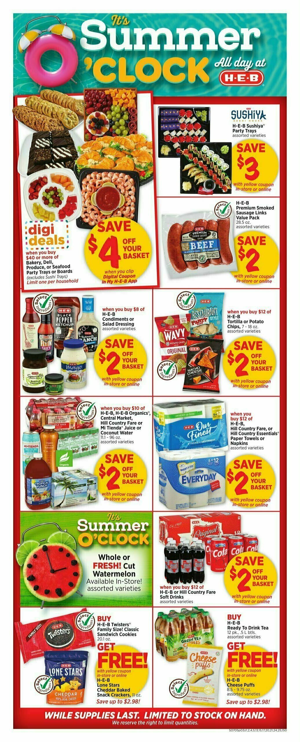 H-E-B Weekly Ad from July 5