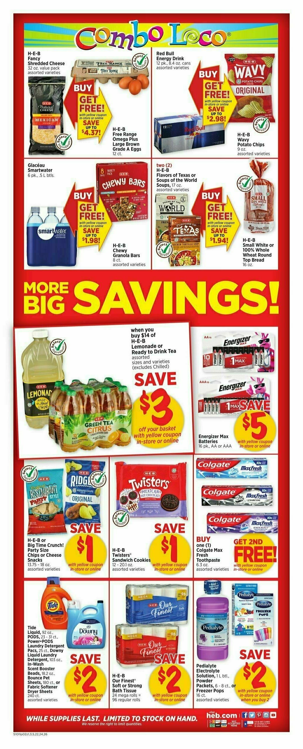 H-E-B Weekly Ad from October 11