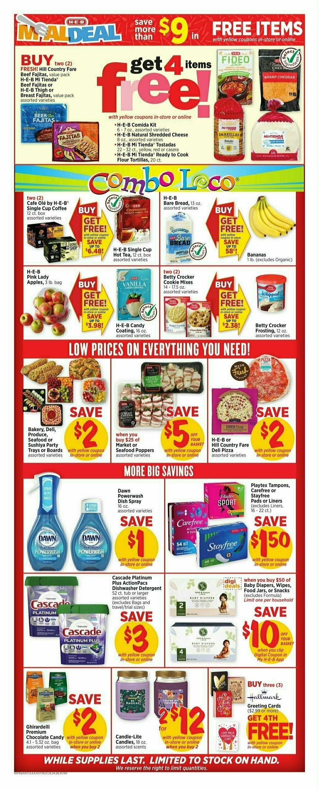 H-E-B Weekly Ad from January 31