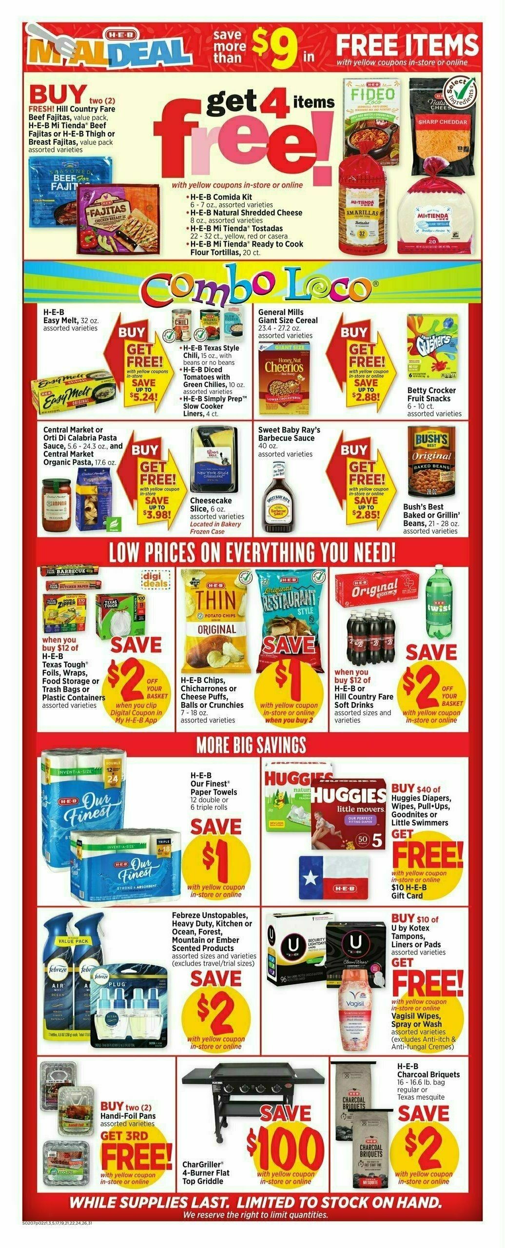 H-E-B Weekly Ad from February 7