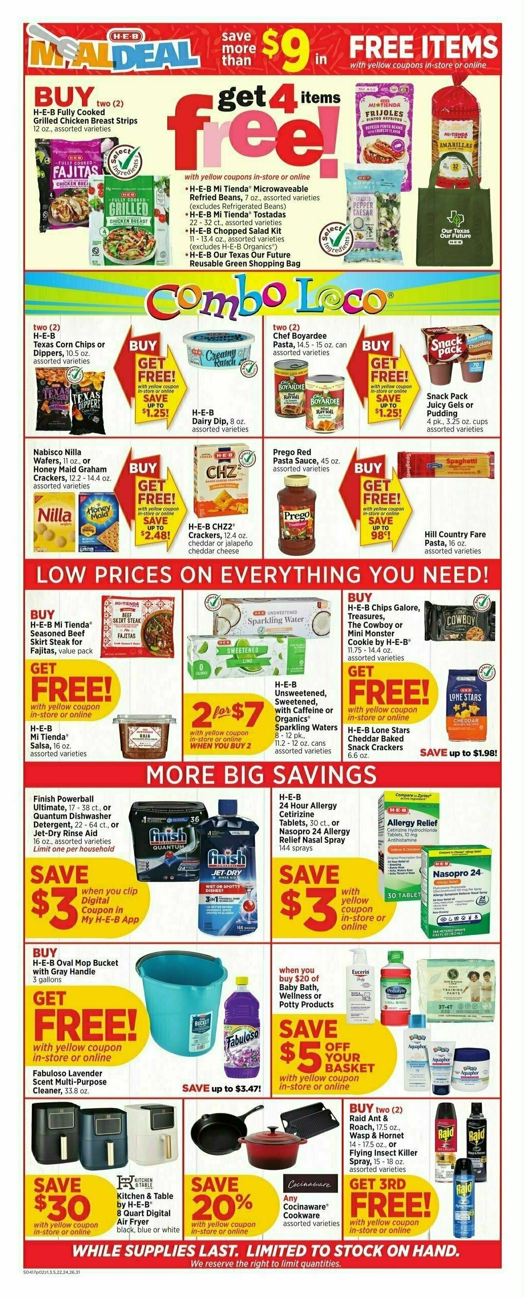 H-E-B Weekly Ad from April 17