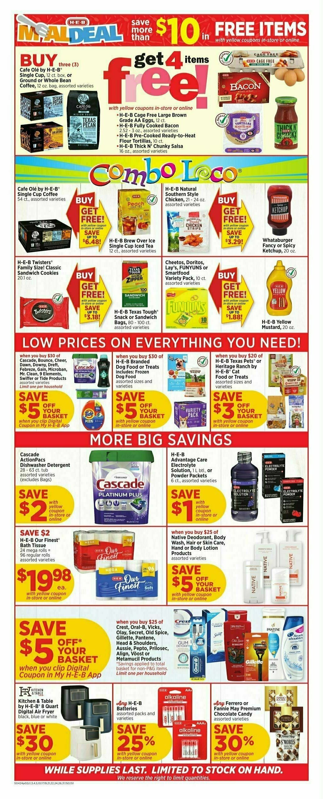 H-E-B Weekly Ad from April 24