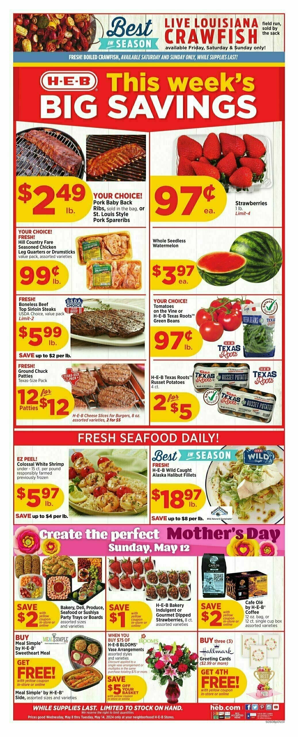 H-E-B Weekly Ad from May 8