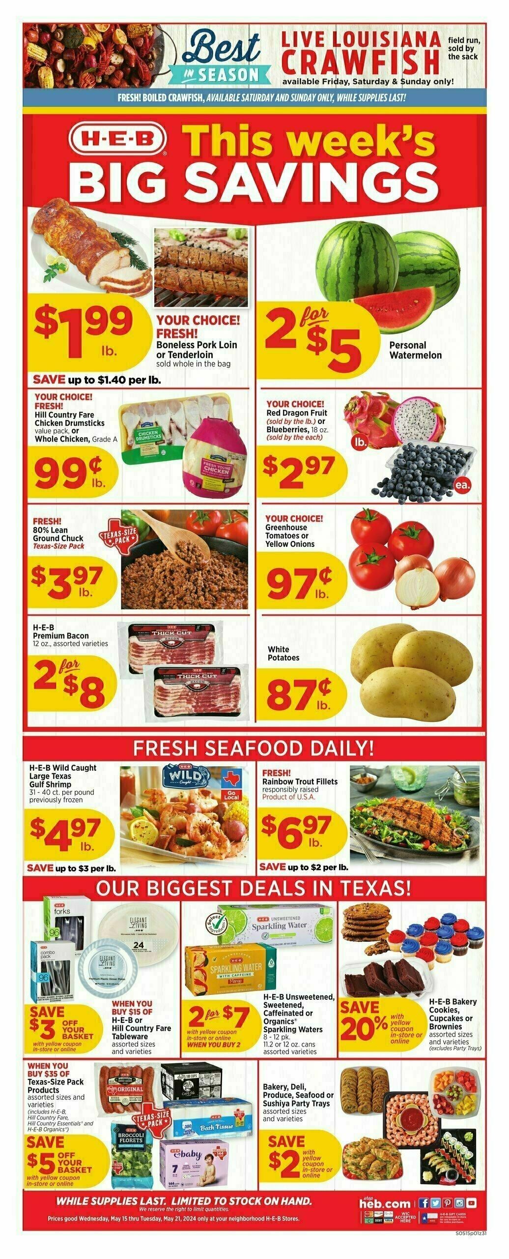 H-E-B Weekly Ad from May 15