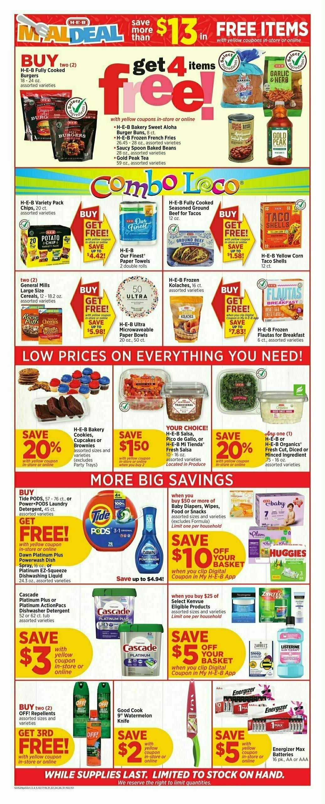 H-E-B Weekly Ad from May 29