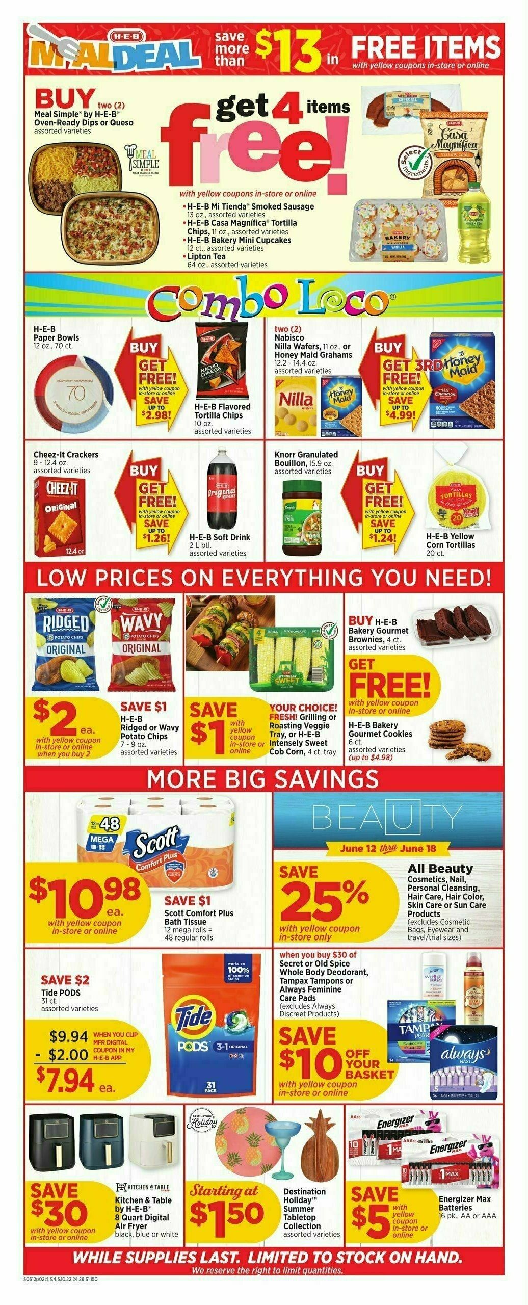 H-E-B Weekly Ad from June 12